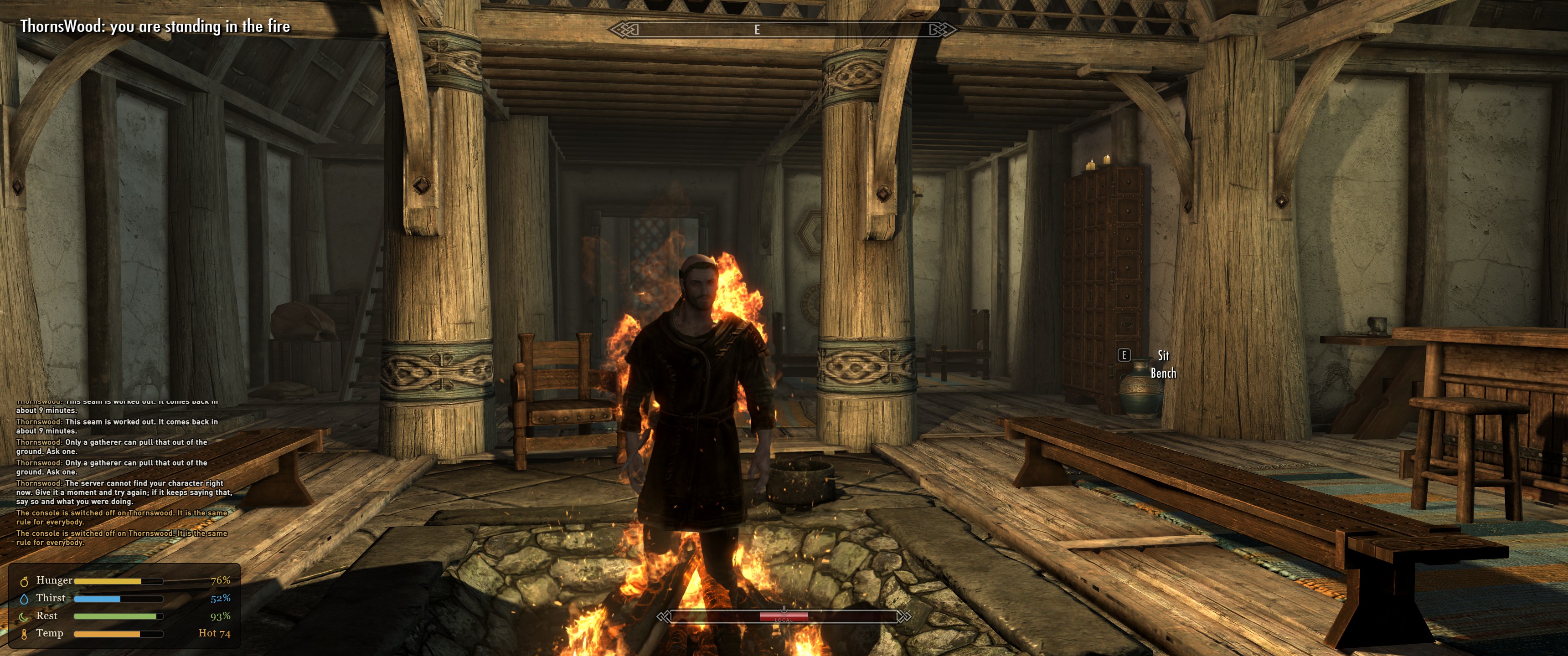 Skyrim scene shared by Patrick & Djinn