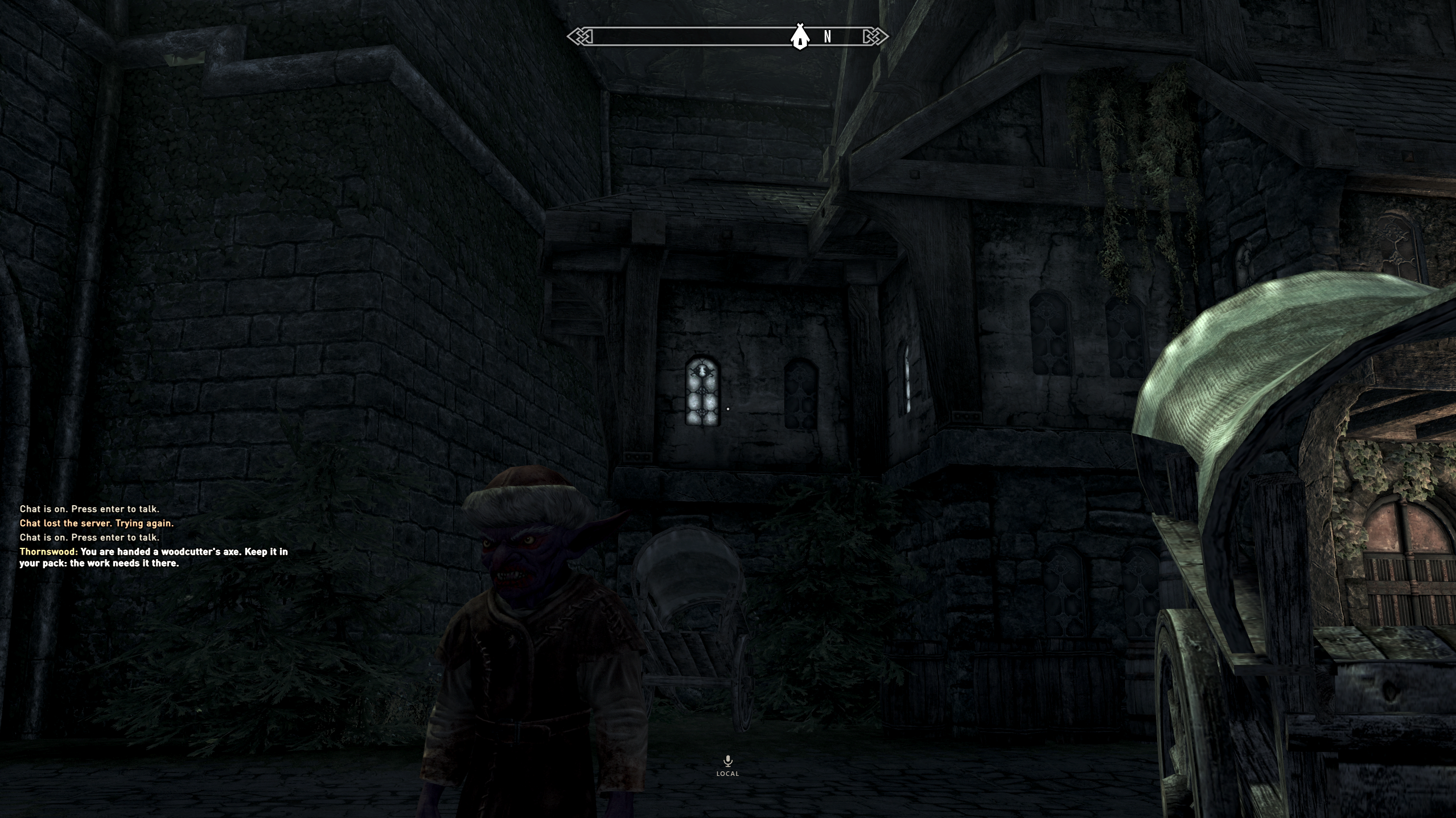 Skyrim scene shared by Patrick & Djinn